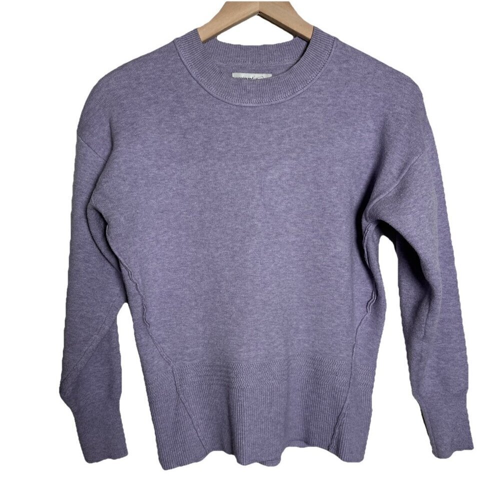 Cupcakes And Cashmere XS Pastel Purple Sweater Pullover Ribbed Stretch Preppy
